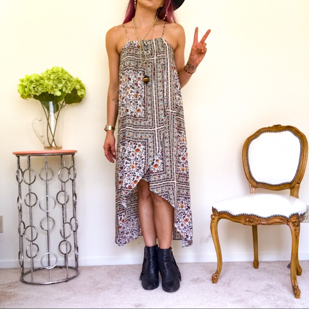 NEW! Floral Wrap High Low Dress